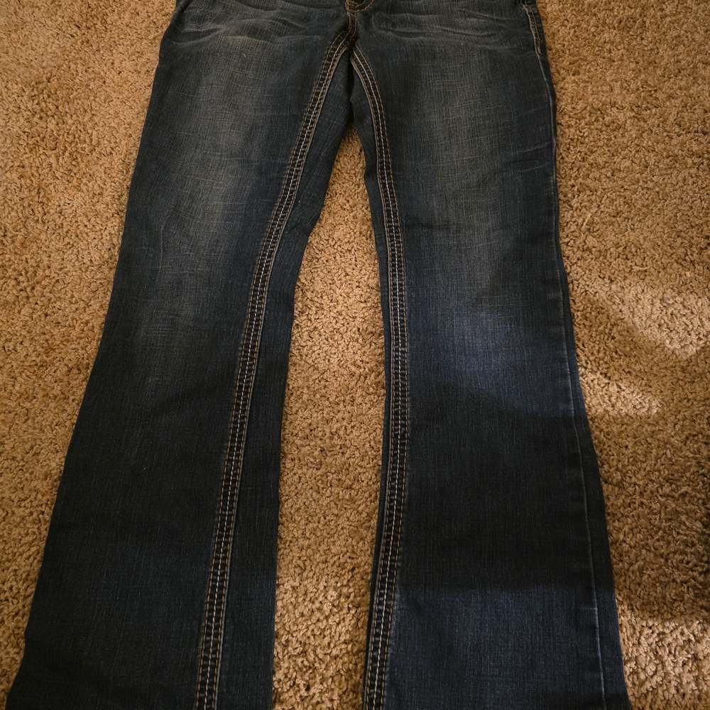 Stylish Dark Blue Women's Boot Cut Jeans